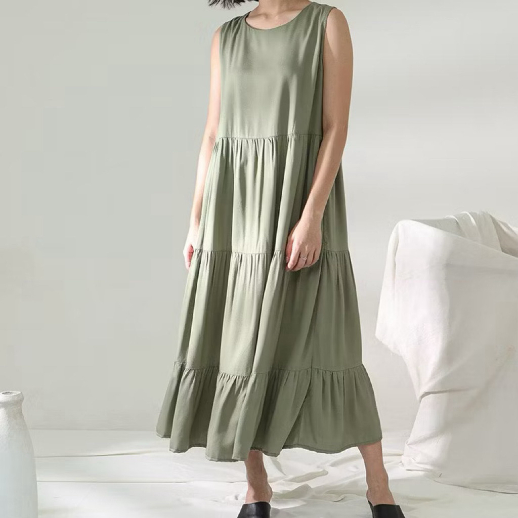 Inkano Bree Dress Sage