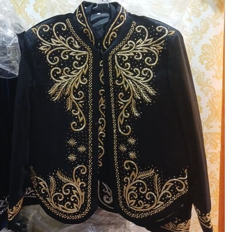 beskap bludru pengantin/beskap solo bludru