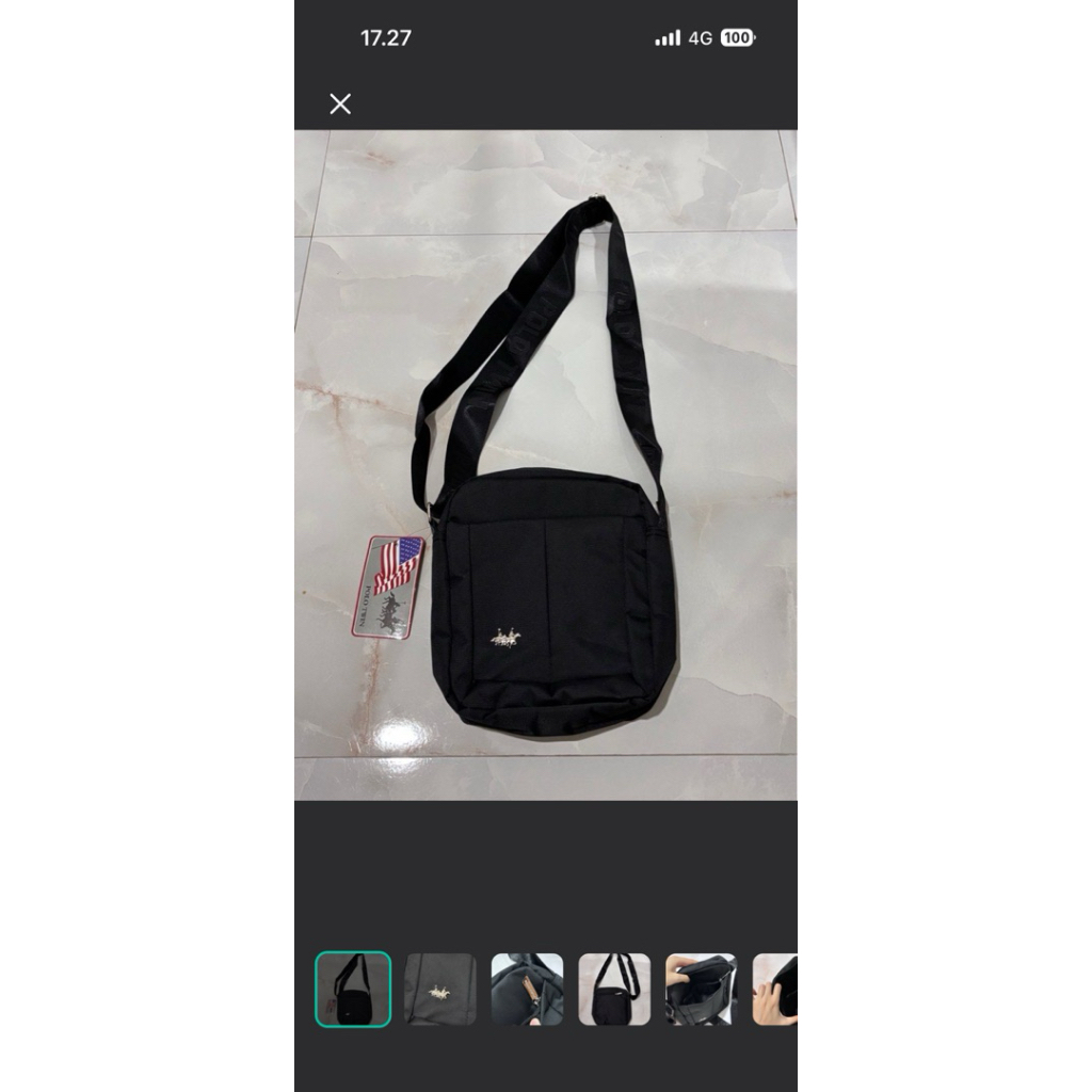 polo twin tas pria