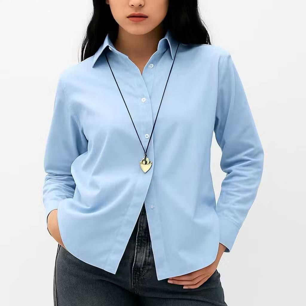 RADEN | Aina Shirt - Kemeja Katun Loos Fit Wanita Lengan Panjang Casual / Kerja - Oversized Shirt