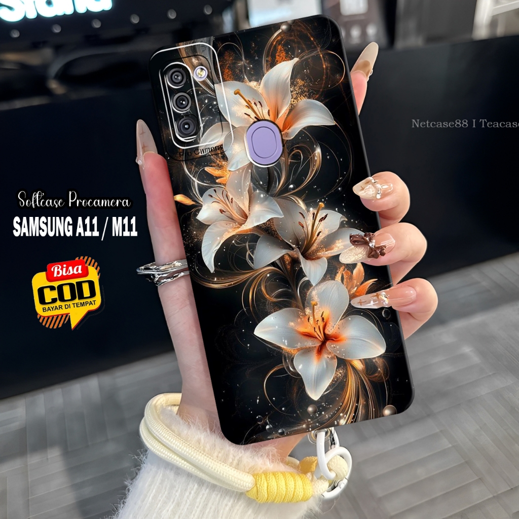 Softcase Samsung A11 / M11 Terbaru - Case Procamera Samsung Aksesories Tpu Silikon Lentur Fashion Ca