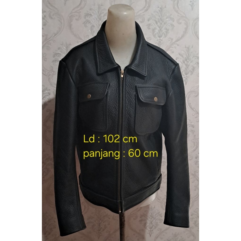 Jaket kulit sapi Super tebal