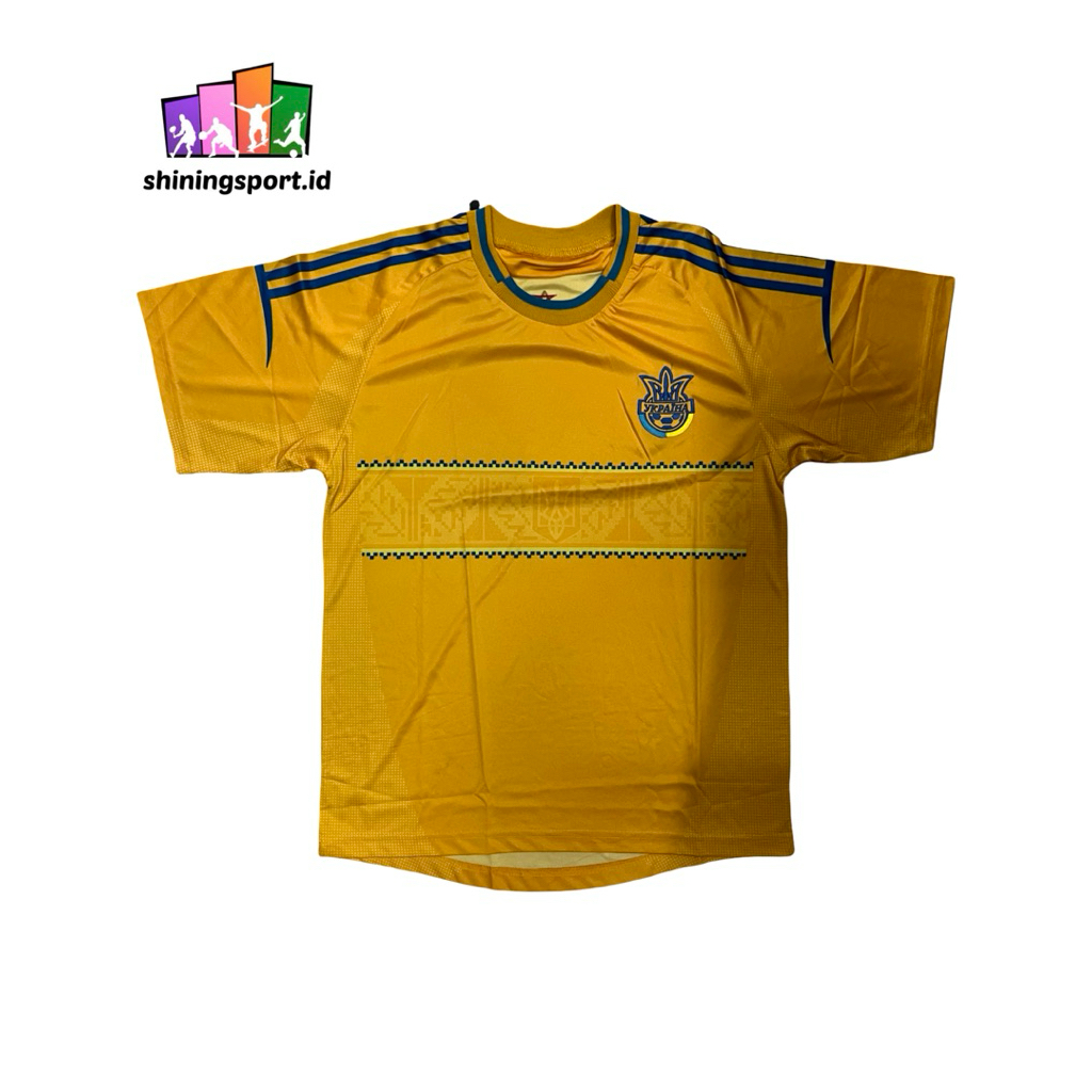 Jersey Bola Anak Hingga Remaja Retro Vintage Timnas Ukraina Home 2012/2013 All Size Fit To XL 7 Star