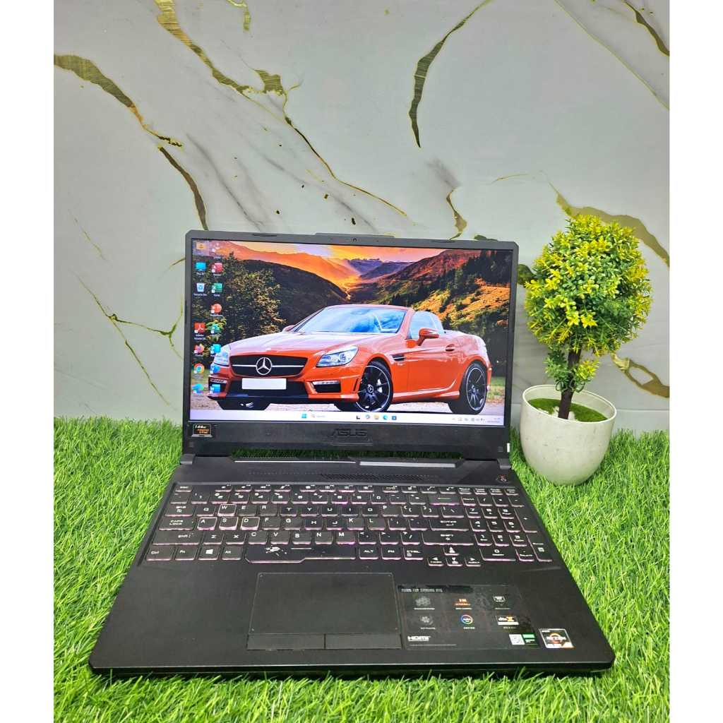 LAPTOP SECOND ASUS TUF GEMING A15 Fx506l Rizen 5-4600h VGA Nvidia geforce GTX 1650 Ti Ram 16gb Ssd 5
