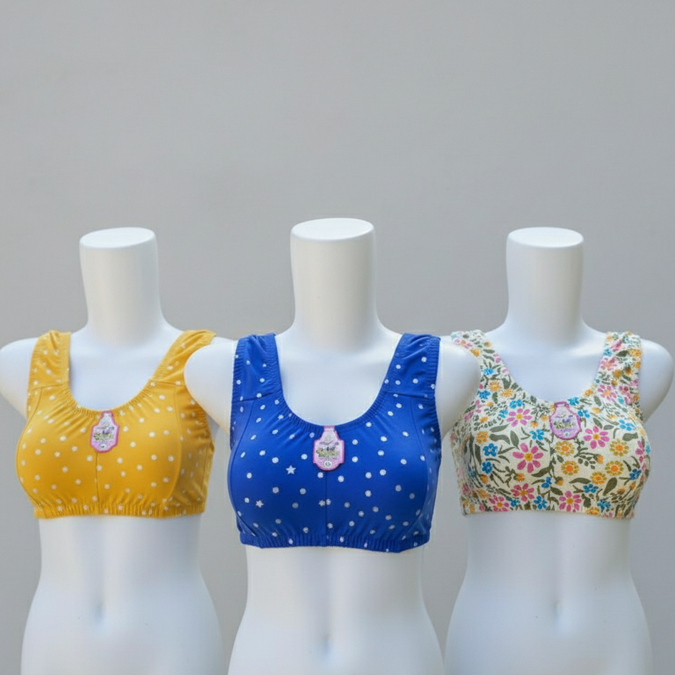 PAKET 6 PCS Miniset Wanita Dewasa Jumbo L XL XXL Bh Bra Menyusui Anti Begah Cewek Dewasa Dan Remaja