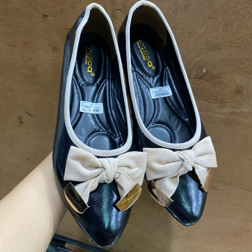 GRATICA - AP.002 - FLATSHOES GRATICA - SEPATU GRATICA PITA - SEPATU FLAT WANITA