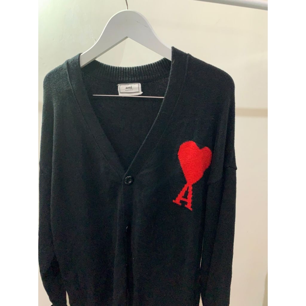 ami paris cardigan