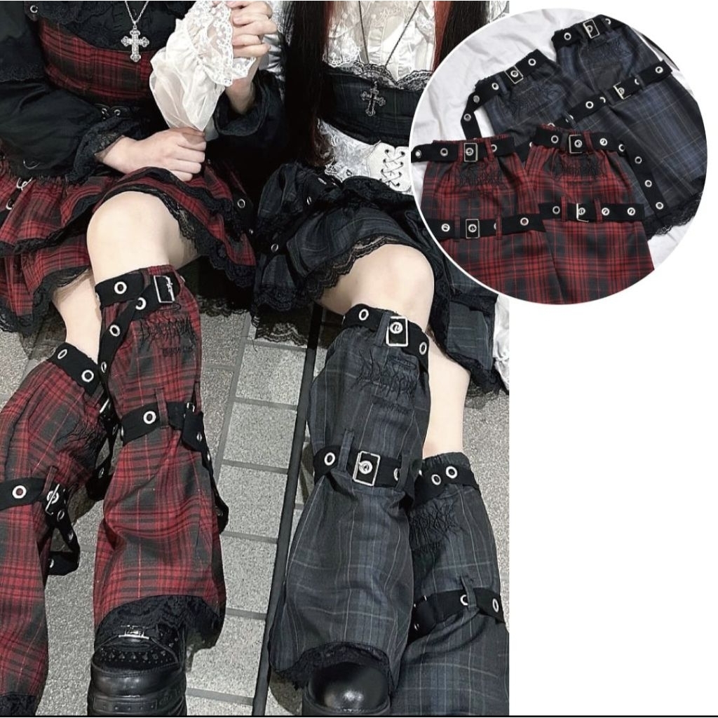 jirai kei subculture y2k rok leg warmer miniskirt waist belt accesory spinns volcan & aphrodite