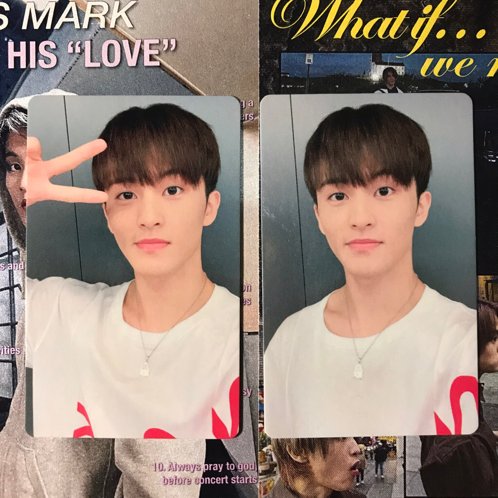 [SET 2 PC] PHOTOCARD OFFICIAL MARK POB YZY R1 HELLO FUTURE NCT DREAM