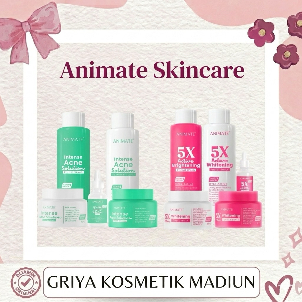ANIMATE SKINCARE PAKET WHITENING & ACNE