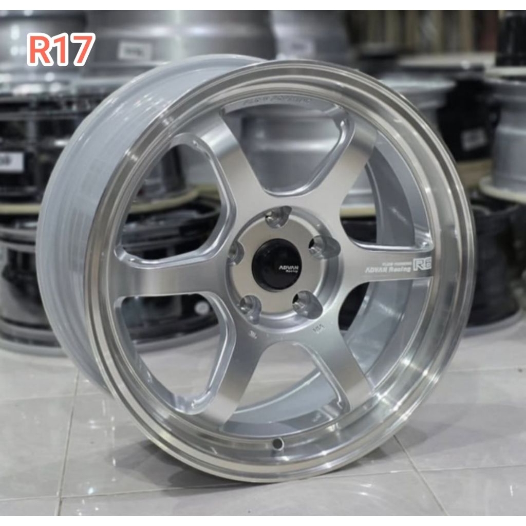 Velg Advan R6 R17 Polish 5x114