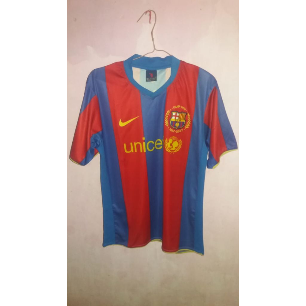 Jersey Second Lokal Multisport Barcelona Messi 2007/08 size M (66×48)