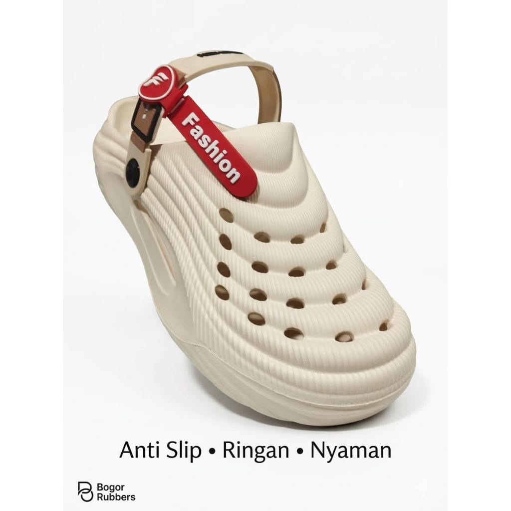 Sepatu Sandal Pria Premium Model Korea Baim Sandal Jibbitz Terbaru Baim Cowok Korea Style