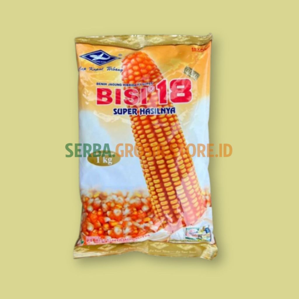 GRADE A BENIH JAGUNG BISI 18 HIBRIDA 1 KG TAHAN BULAI ASLI ORIGINAL STOK TERBATAS