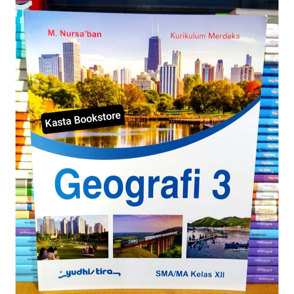 Buku Geografi Kelas 12 SMA Kurikulum Merdeka Yudhistira