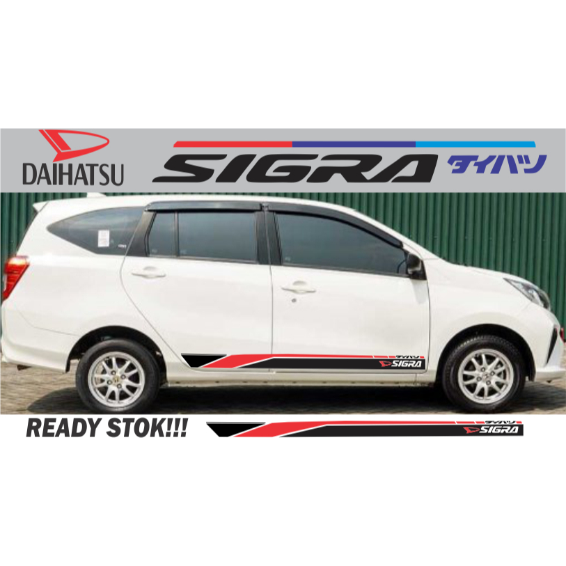 stiker list pintu mobil daihatsu sigra