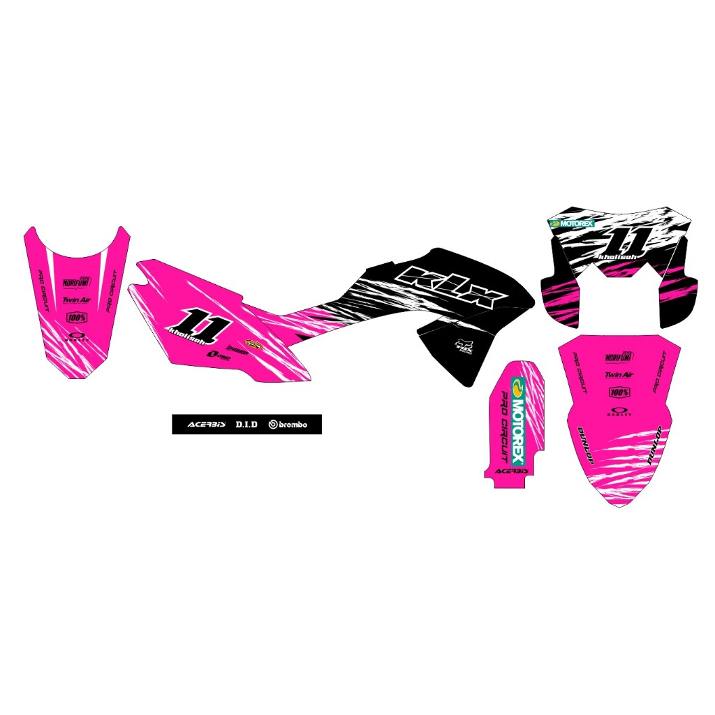 sticker decal klx BF - decal klx BF - sticker klx BF CUSTOM