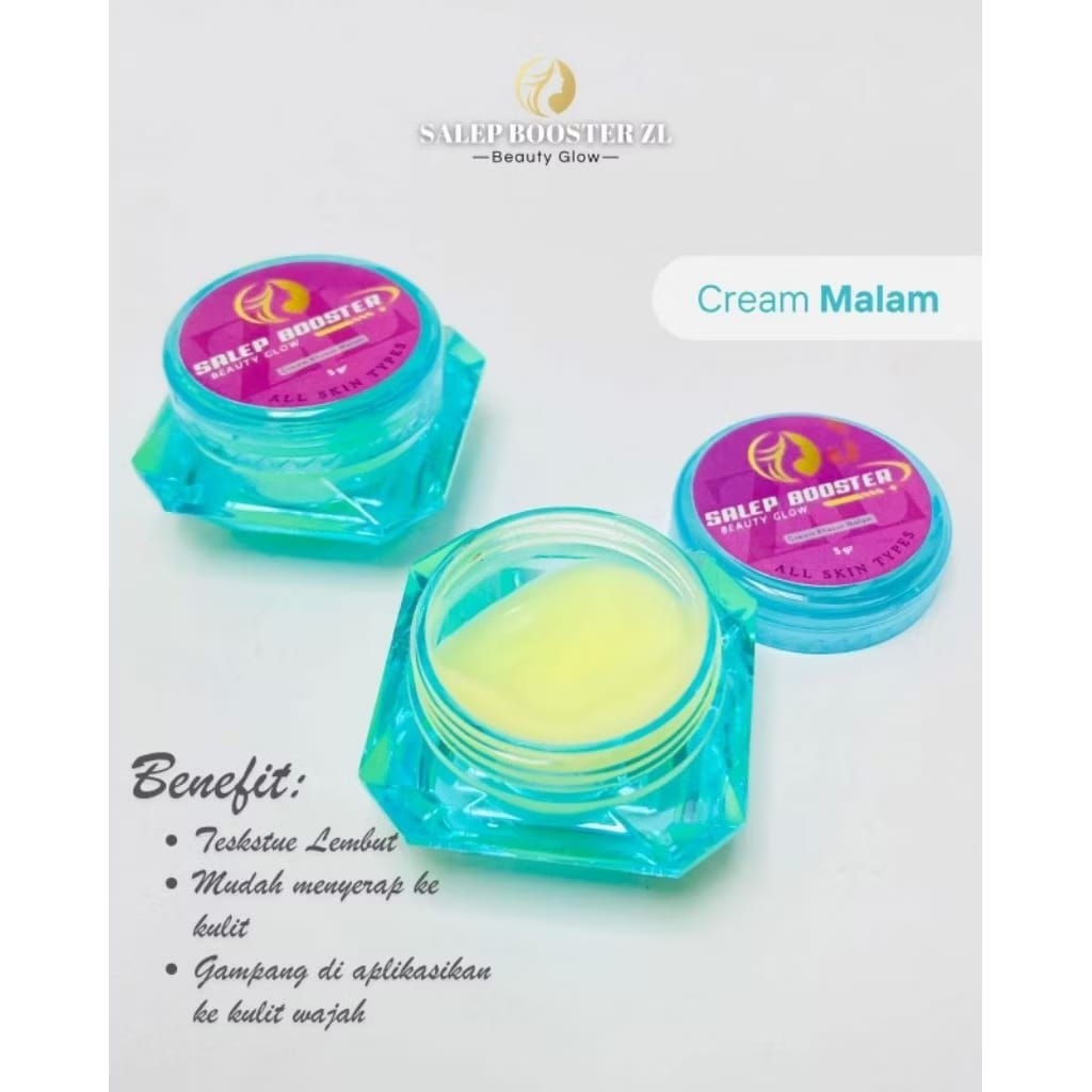 Salep BOOSTER ZL BEAUTY GLOW / salep flek tebal / jerawat/ kusam / kulit susah putih