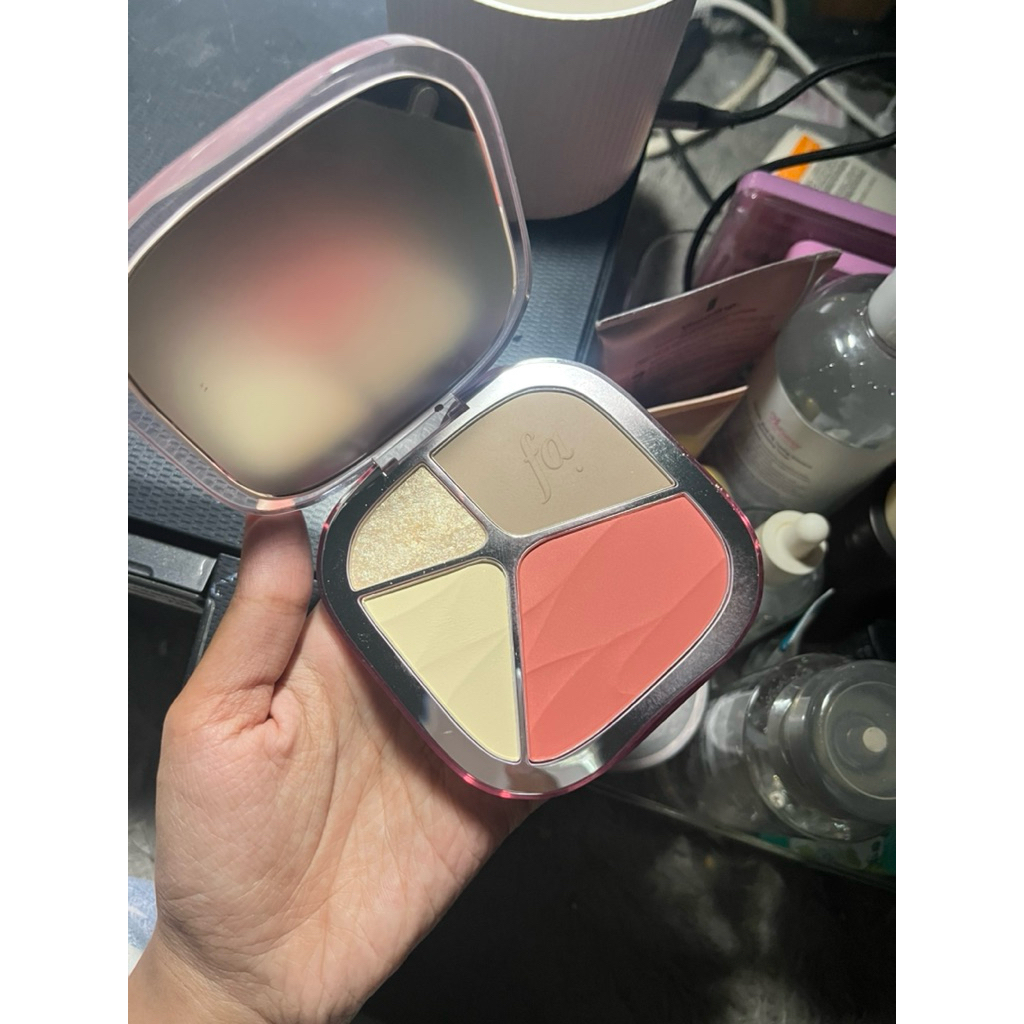 [PRELOVED] FOCALLURE Prism Multi Glow Palette (Face Palette CL01)