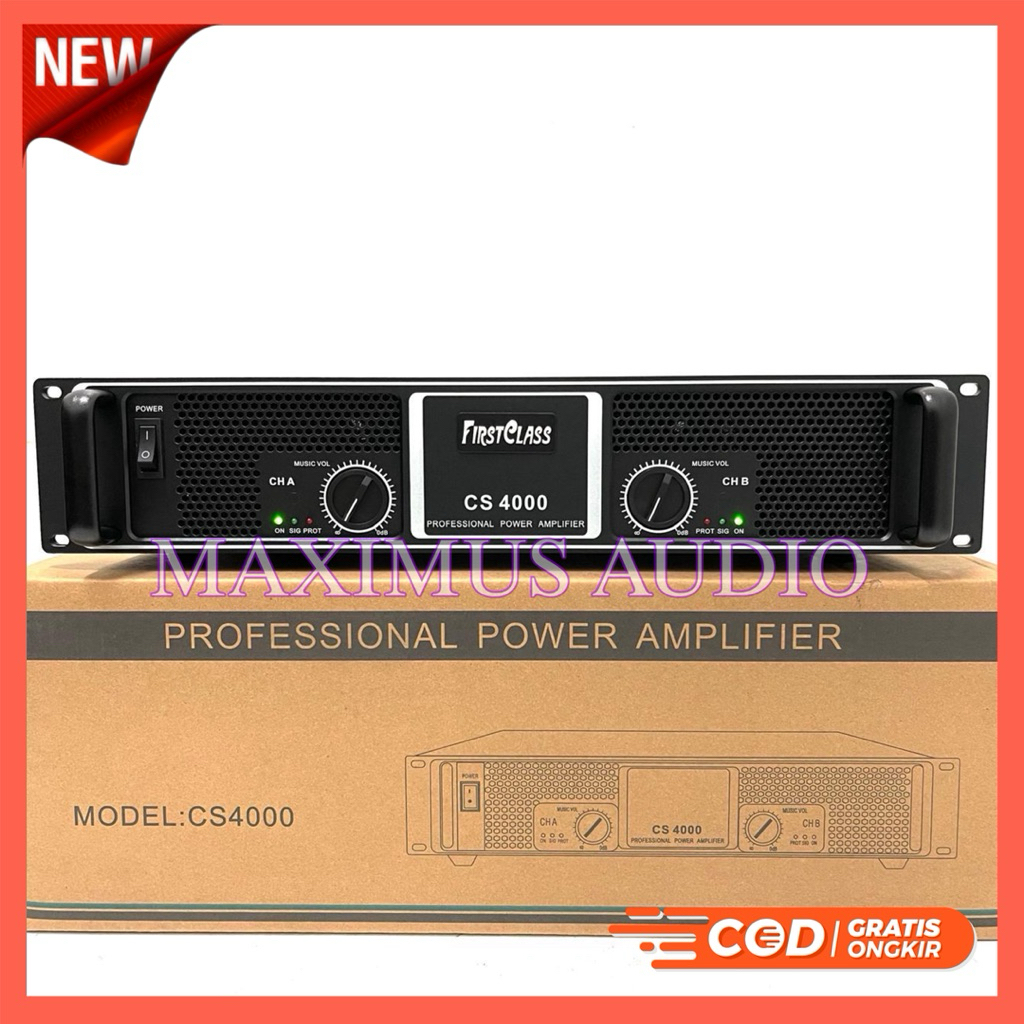 Power Amplifier Firstclass FC CS 4000 Profesional Power Amplifier Cs4000 CS 4000 Original Bagus Mura