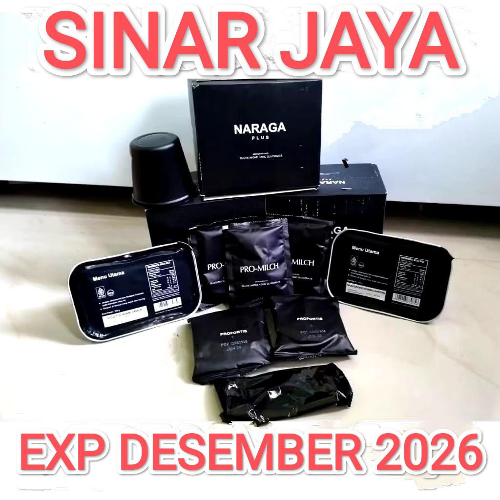 RANSUM NARAGA MAKANAN TNI 1 PAKET GRATIS PEMANAS  EXP. DESEMBER 2026