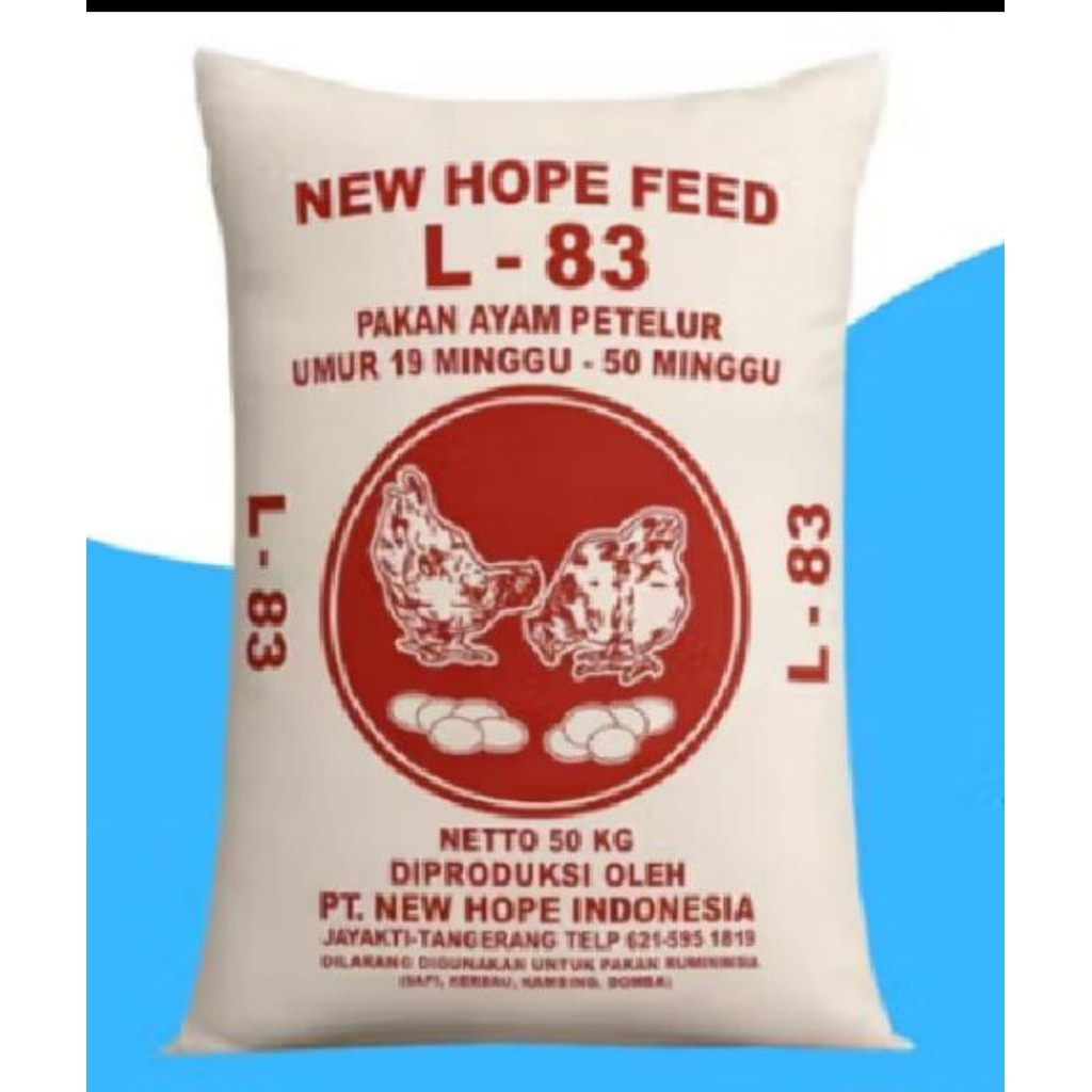 Pakan ternak ayam petelur New Hope freed L-83
