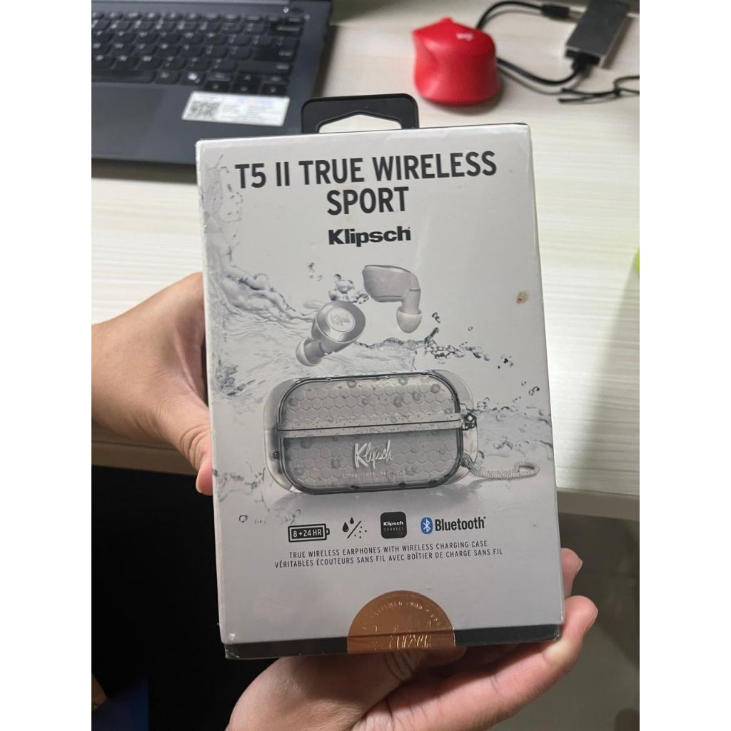 Klipsch T5 II True Wireless Sport - Grey Edition (BNIB)
