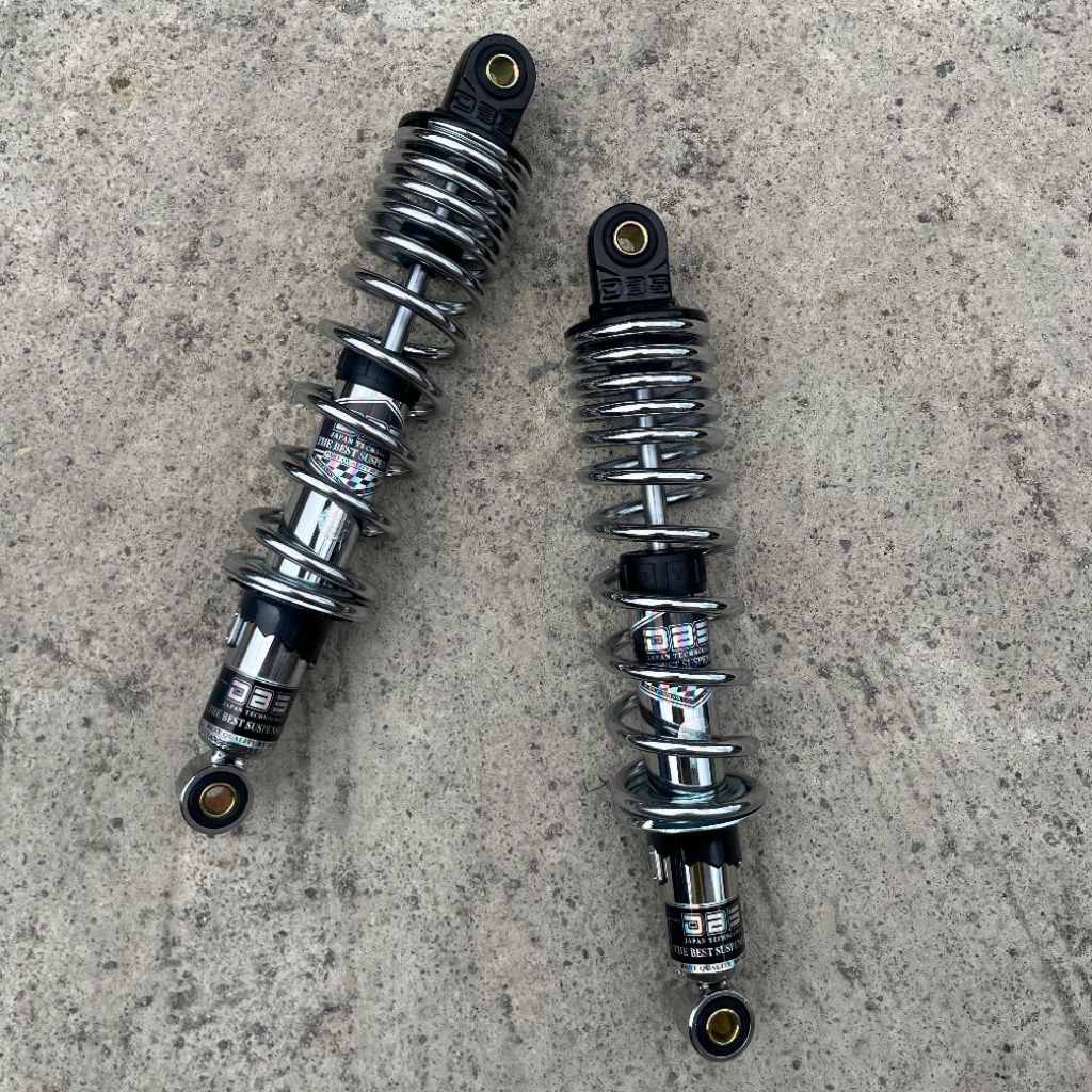 Shock Belakang DBS Chrome Sepasang 310 mm Motor Bebek dan Fearing