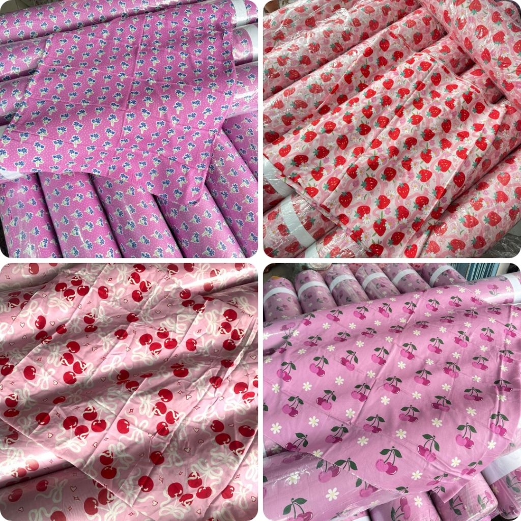 Bahan kain rayon motif bunga/rayon viscose/rayon premium