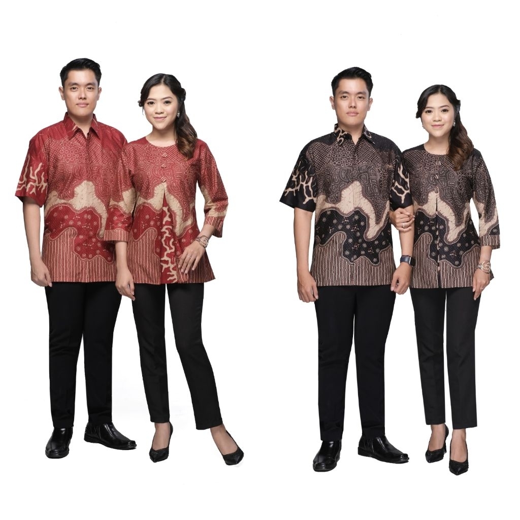 Batik Cauple/ Sarimbit Atasan ( Blus ) Azura
