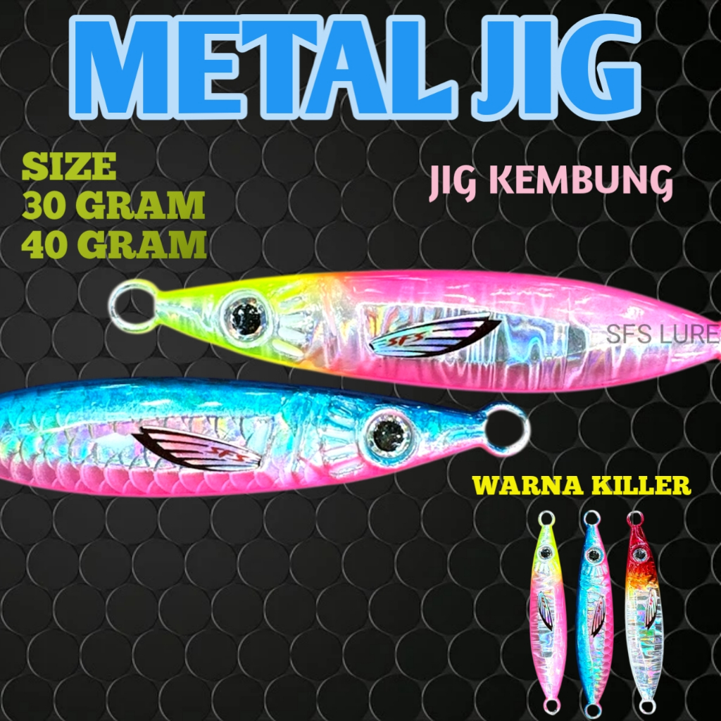 Metal jig kembung Original 30gram micro jig 30gram metal jig micro jig umpan pancing TBNG0117