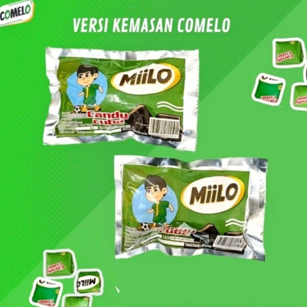Comelo Milo Candy Cube 100%Susu bubuk cokelat