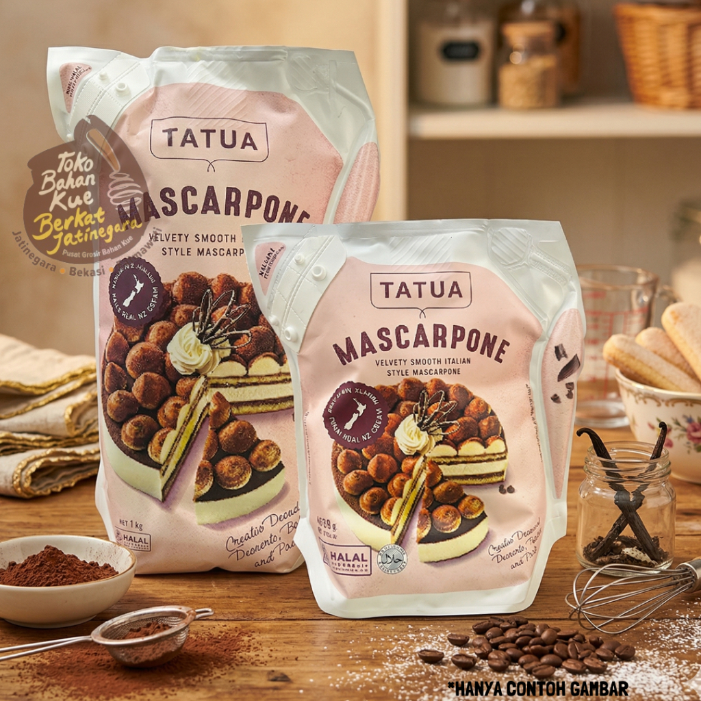 TATUA MASCARPONE CHEESE 500 GR , 1 KG / KEJU MASCARPONE
