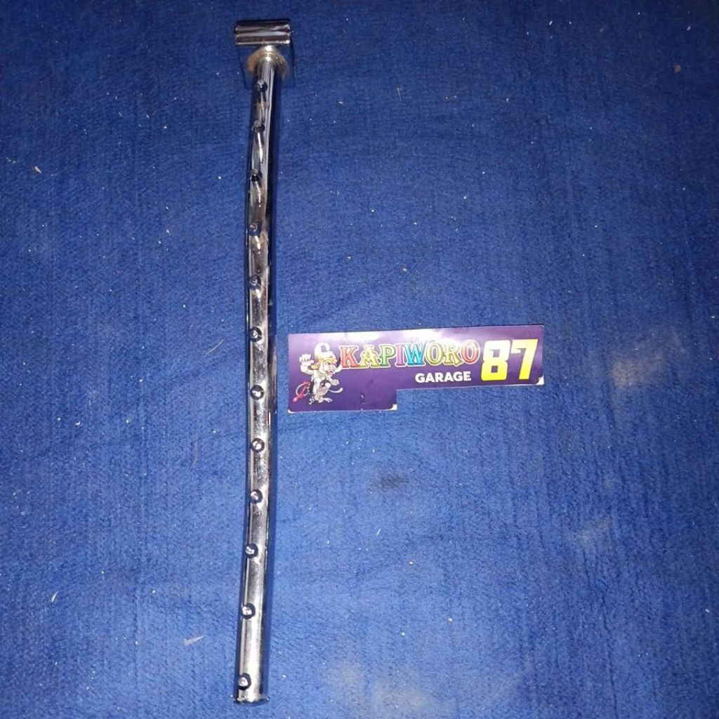 suling hanger pipa kotak/gantungan hanger besi paku 12 bahan besi crome