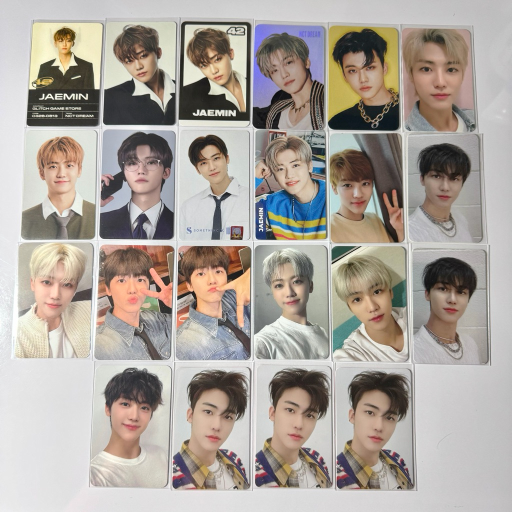 NCT Dream Jaemin PC Photocard Album MD Merchandise - Hot Sauce, Reload, Kihno Resonance Departure, H