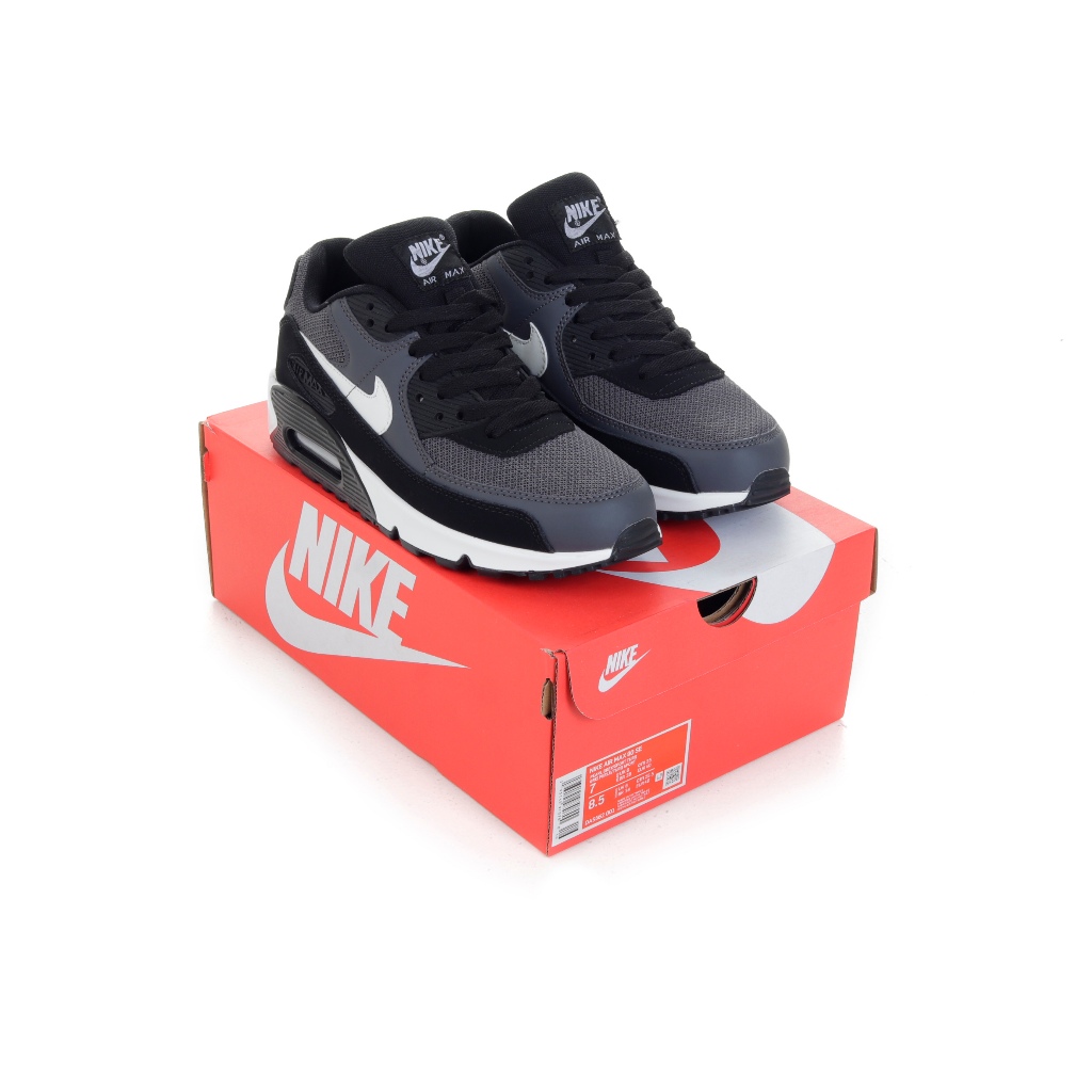 (SZBD) Sepatu Sneakers Nike Air Max 90 Black White