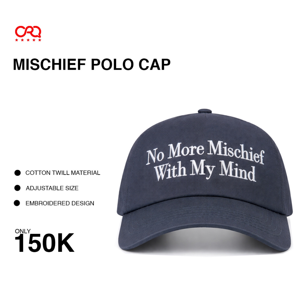 ORAQLE Polo Cap Topi Pria & Wanita MISCHIEF SNAP