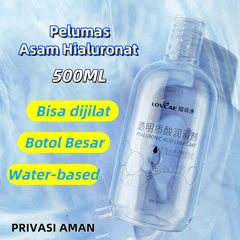 [PRIVASI AMAN] Massage Oil 500ML Pelumas Wanita Pelumas Asam Hialuronat Lubricant Gel Waterbased Gel