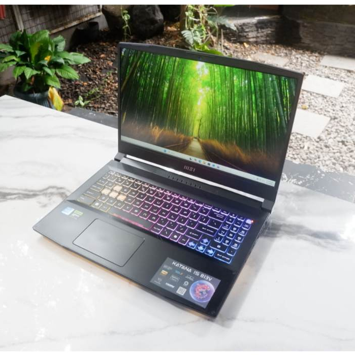 Laptop MSI Katana 15 B13VEK Intel Core i7-13620H NVIDIA RTX 4050 Ram 16Gb Ssd 1Tb Normal Siap Pakai 
