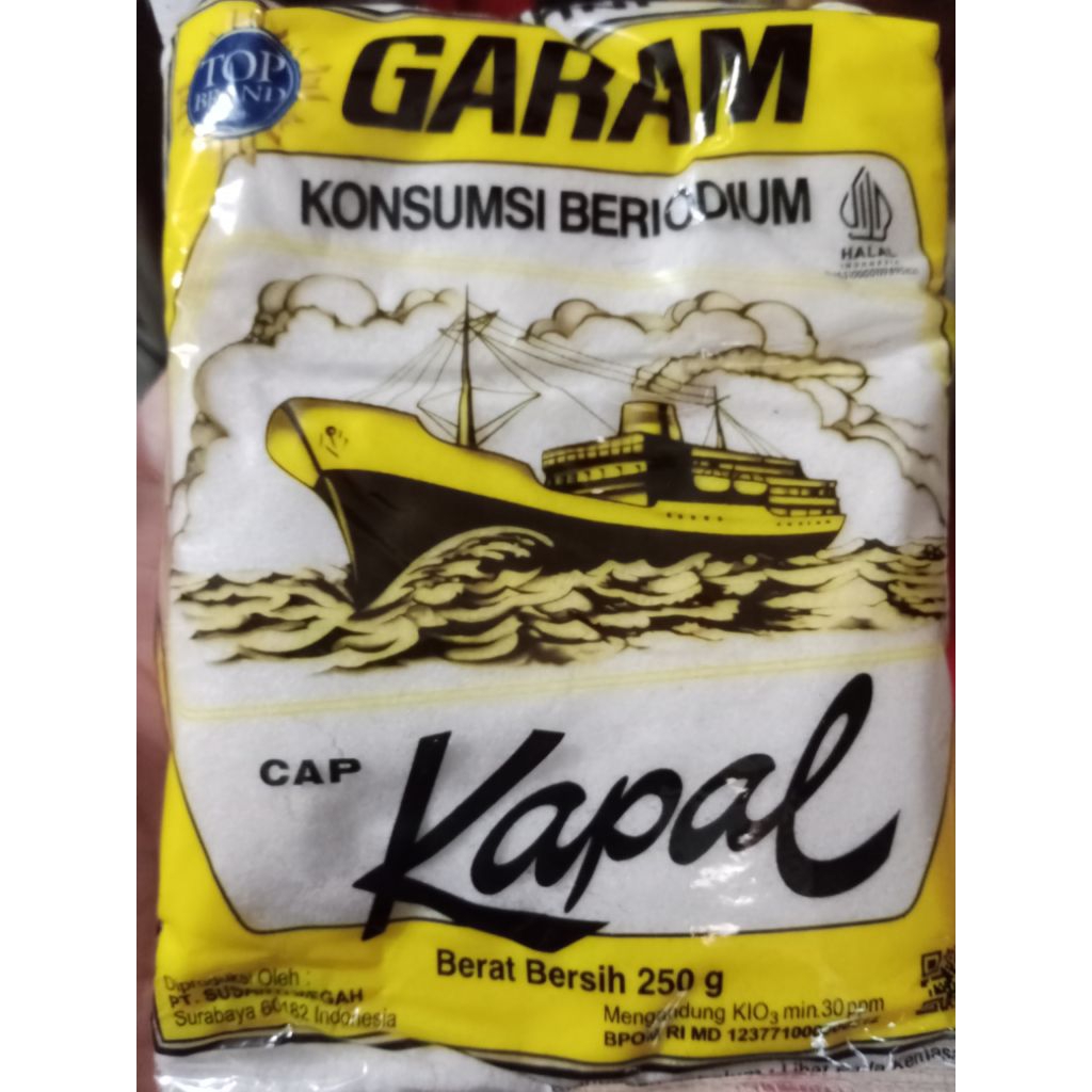 Garam kapal garem meja garam beryodium salt