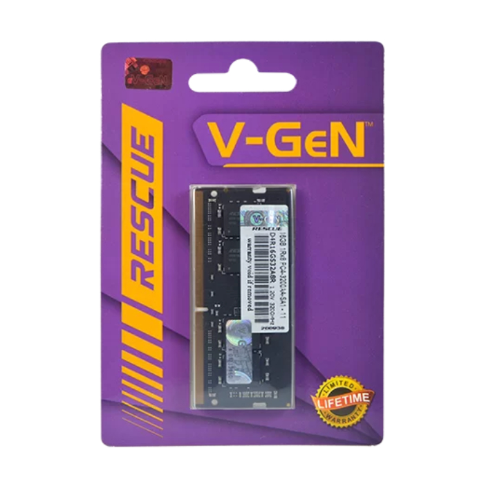 V-GEN SODIMM DDR4 8GB 3200 MHZ RESCUE