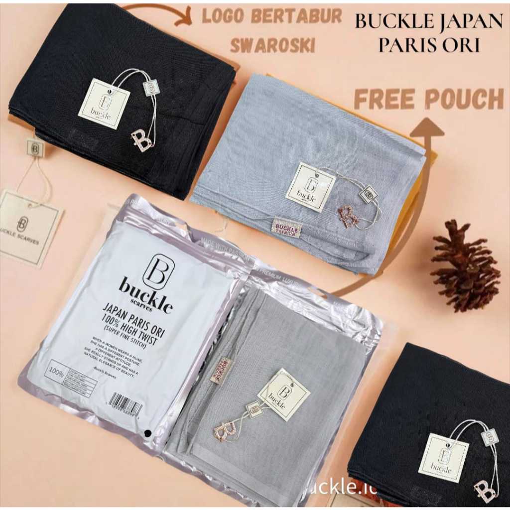 Segiempat Buckle Paris japan Ori /segiempat polos/paris japan