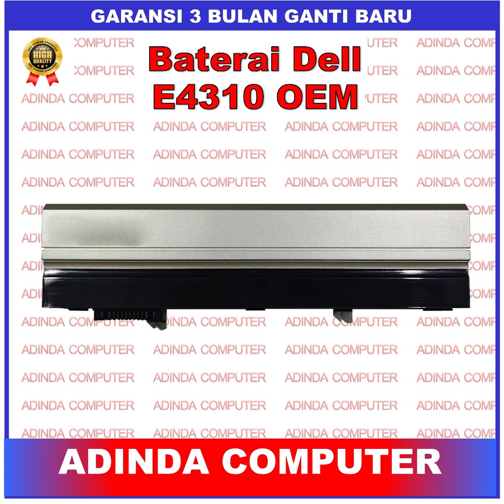 Baterai Dell Latitude E4310 FM332 0FX8X G805H YP463 Silver