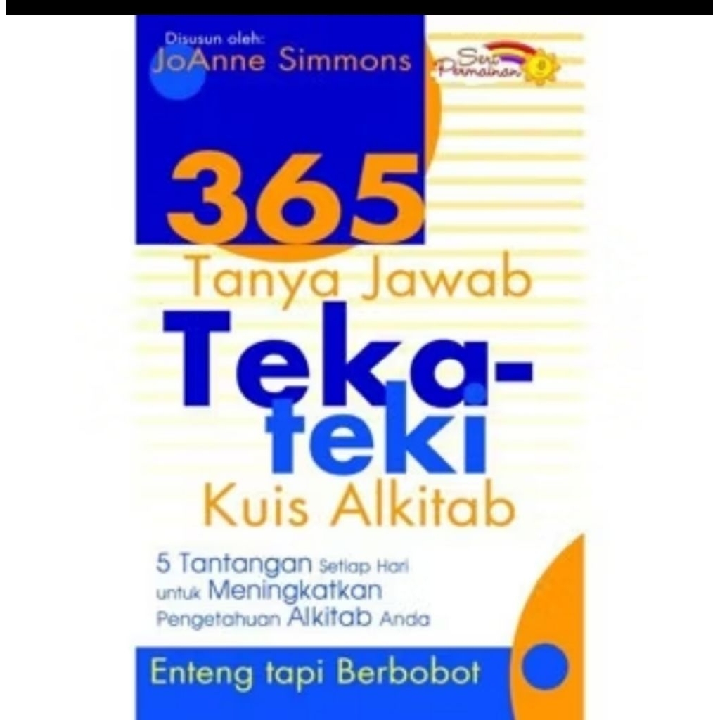 Buku Tanya jawab kuis alkitab