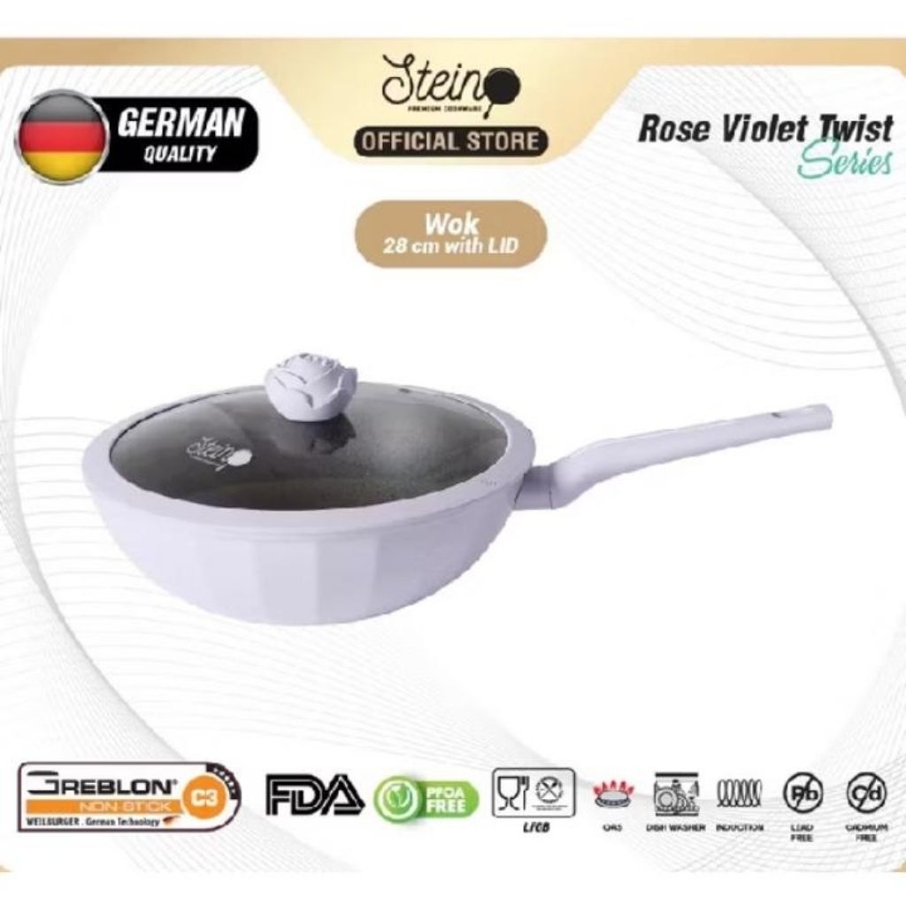 wok pan granite by stein Cookware/ pan granit anti lengket