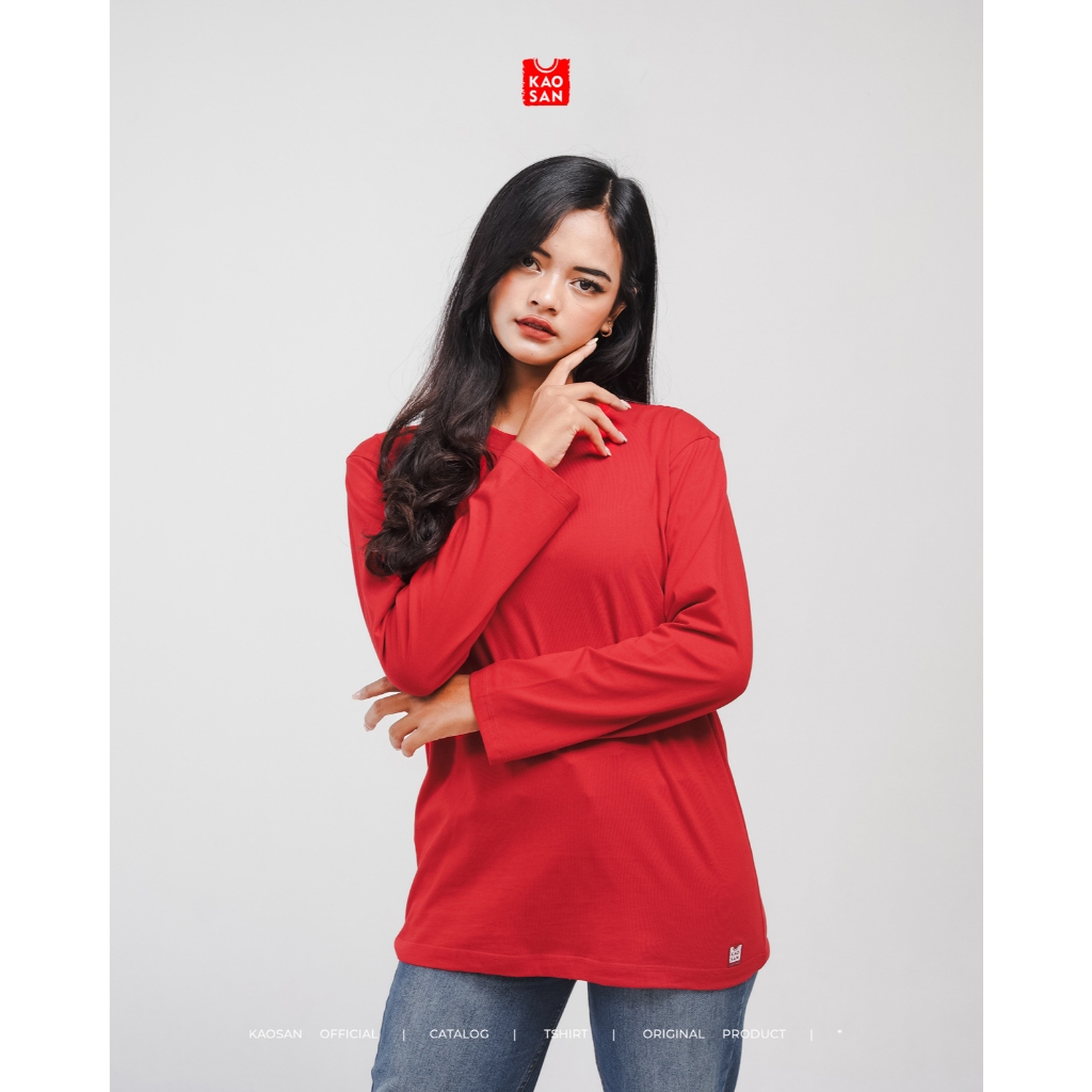 KAOS POLOS MERAH CABE - KAOS POLOS PRIA DAN WANITA - KAOSAN OFFICIAL