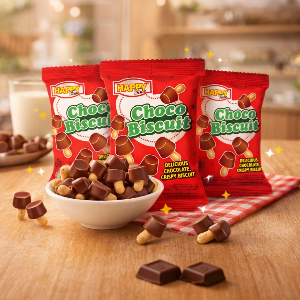 Happy Time Choco Biscuit (Isi 10 Pcs)