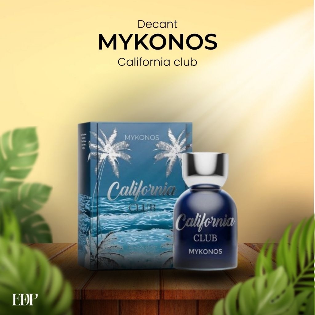 Decant Parfum Mykonos California club | Parfum Unisex | Parfum Original | Parfum Mykonos