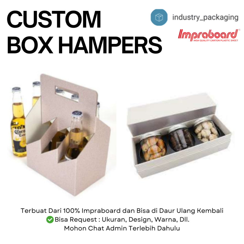 Custom Box Hampers - Box Packaging Impraboad // BEBAS REQUEST