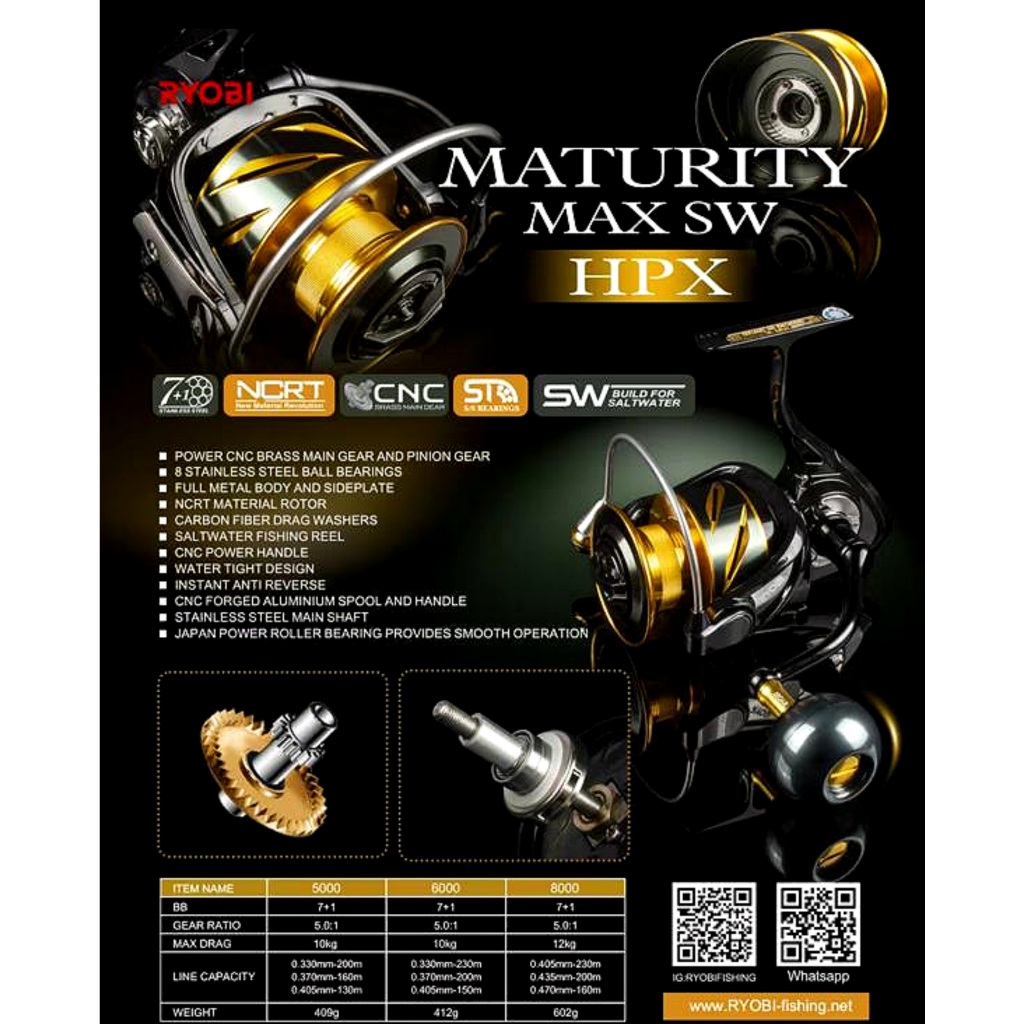 Ryobi Maturity Max SW 5000 / 6000 HPX